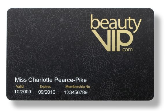 Pre-Printed VIP-Membership card