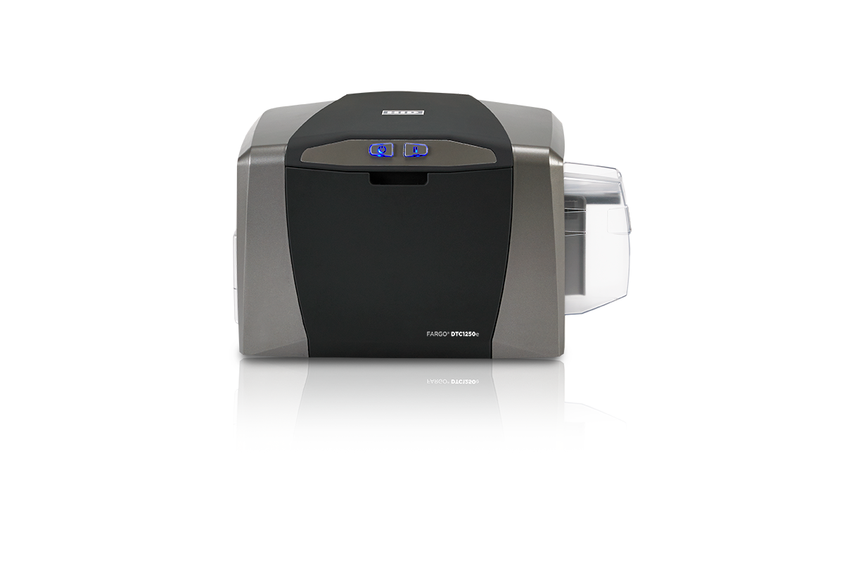 How can I clean card printer DTC1250e head