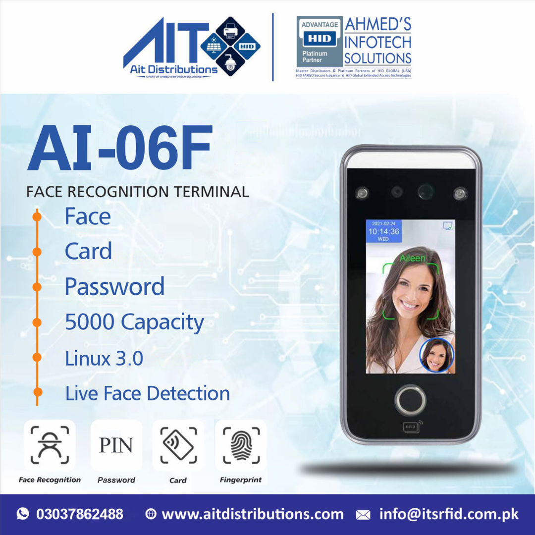 Ai06F Wifi Face Recognition Biometric Device